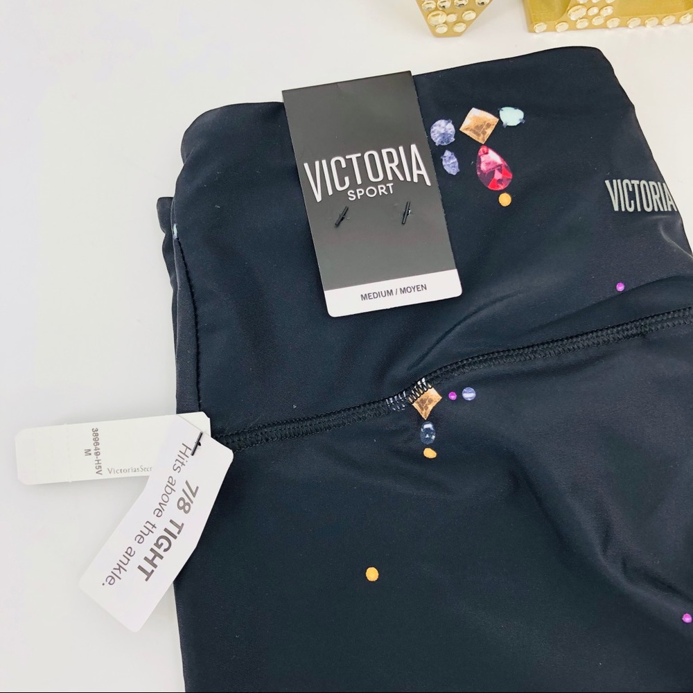 NWT Victoria's Secret Sport Jewel Leggings - Picture 5 of 8